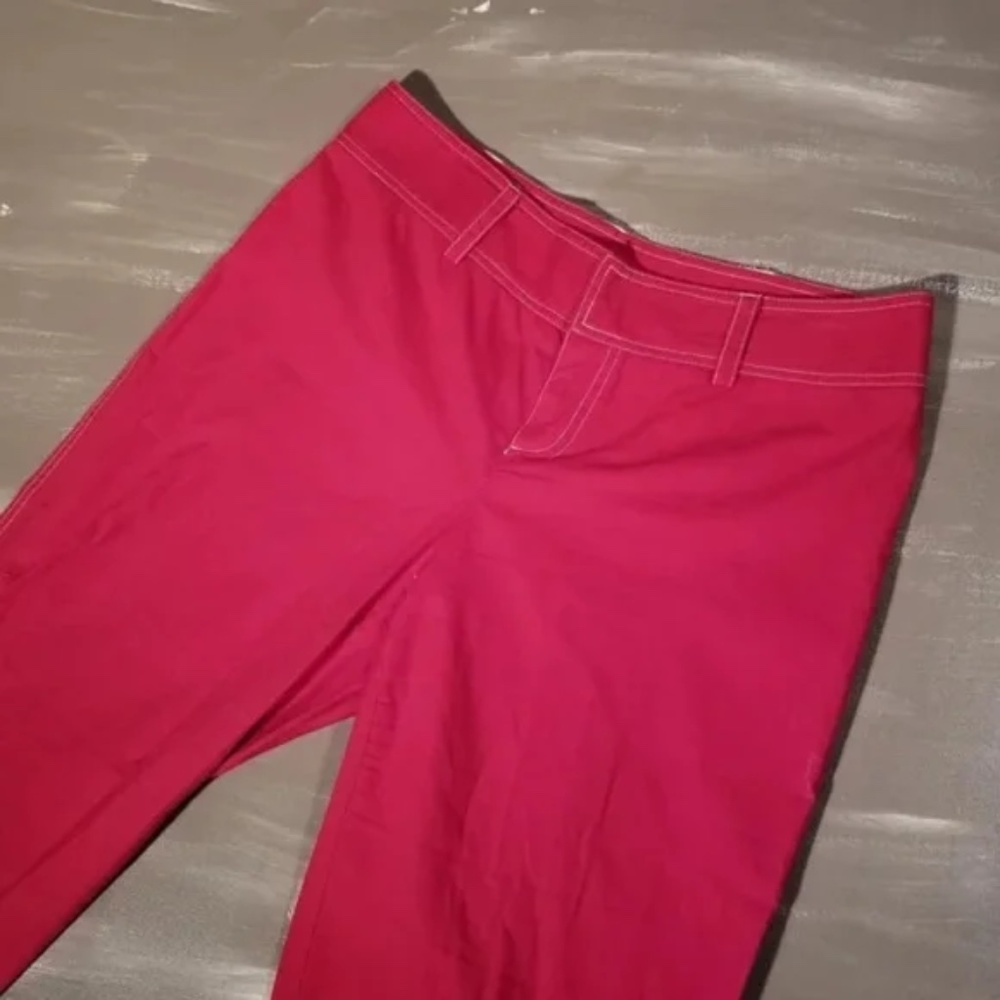 Campaigne Lightweight Red Capri Pant
